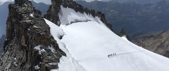 Marine’s Smile en altitude ! 4061 mètres – Sommet du grand paradis – Alpes italiennes