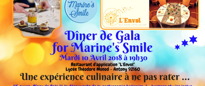 Dîner de Gala for Marine’s Smile !